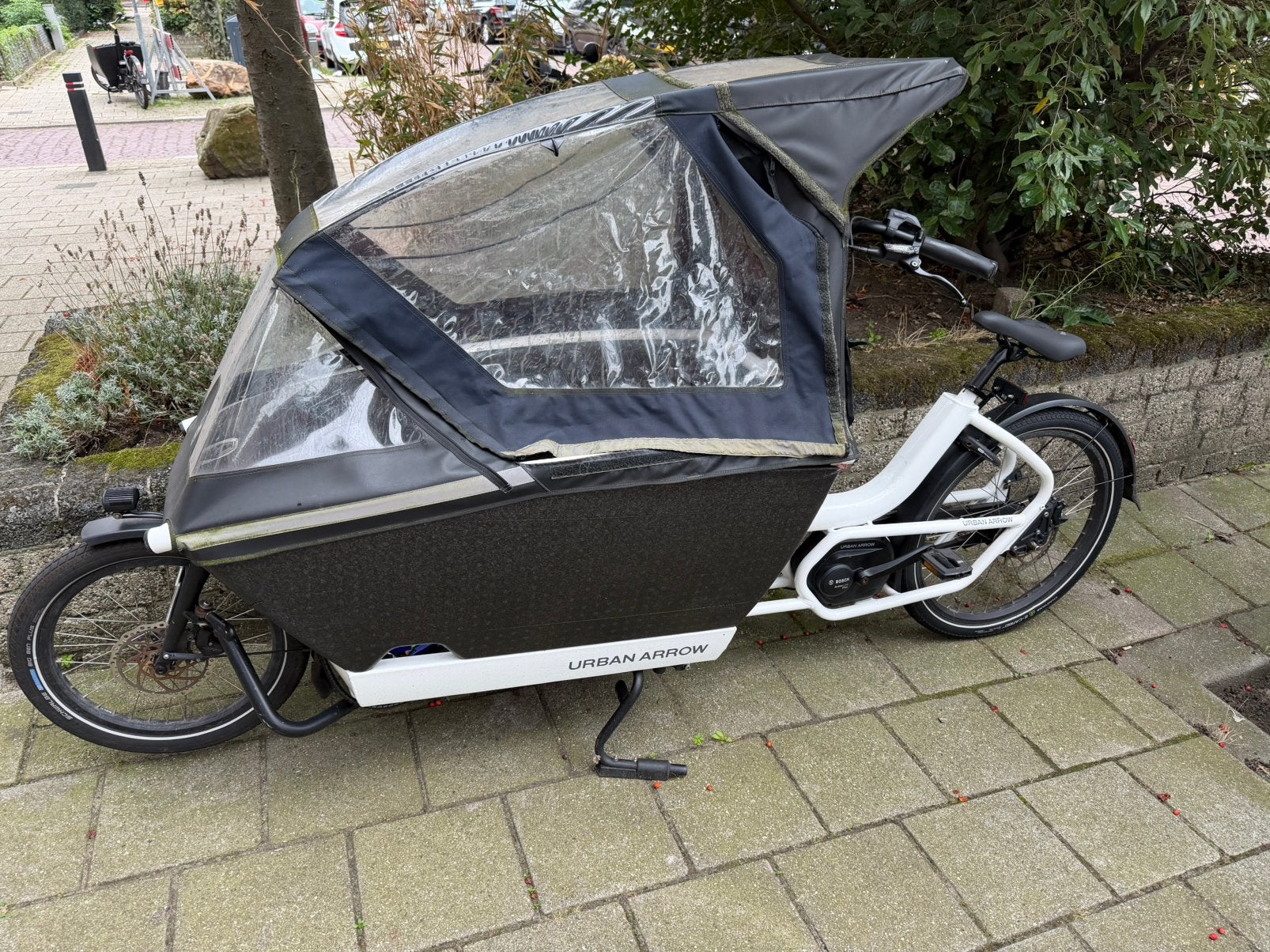 Urban Arrow Family Active Line Plus 400Wh, Fietsen en Brommers, Gebruikt, 2 kinderen, Elektrisch, Schijfrem
