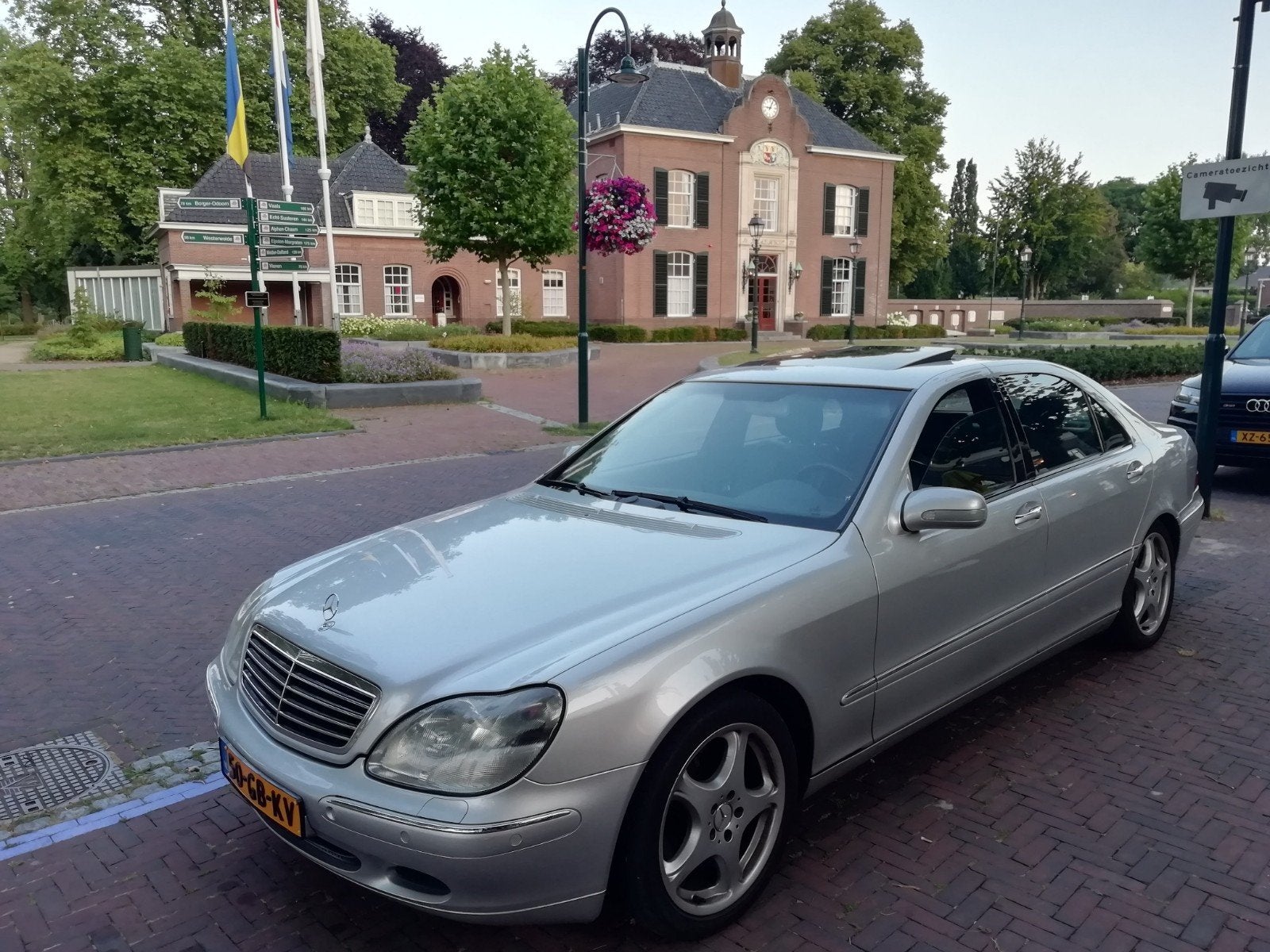 Mercedes-Benz S-Klasse 3.2 S320 Lang AUT 2000 Grijs, Auto's, Automaat, Achterwielaandrijving, 1700 kg, Particulier