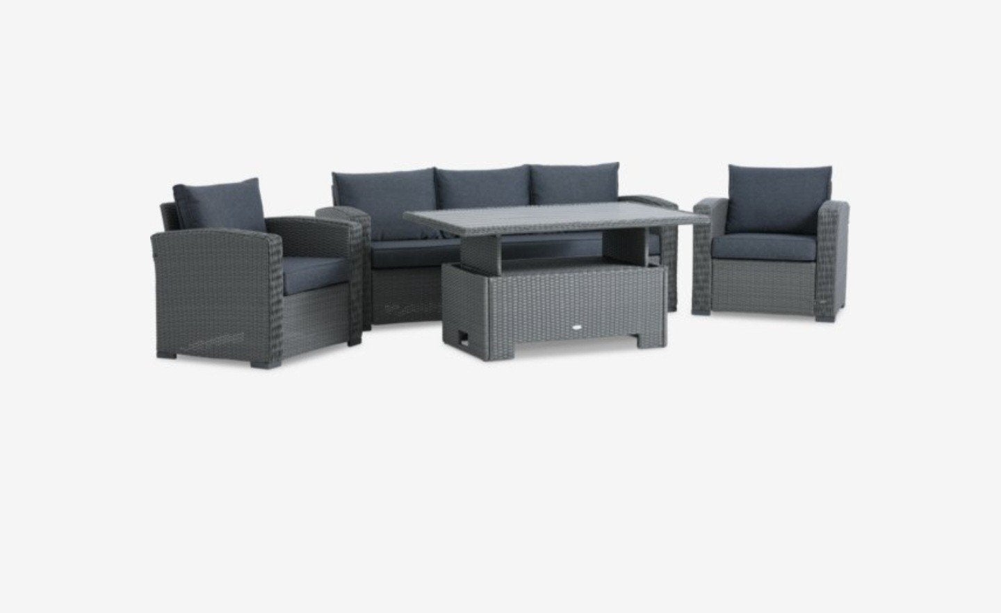Loungeset 5 persoons, Ophalen, Gebruikt, Bank, Tuinset