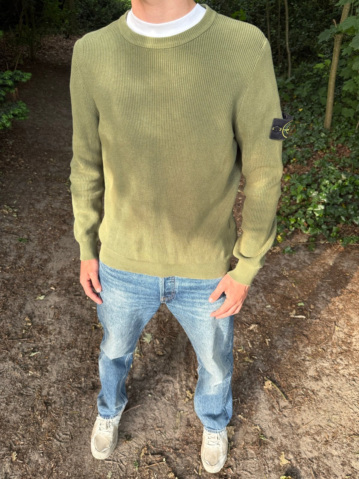 Stone Island trui maat M - Goede staat, Ophalen of Verzenden, Zo goed als nieuw, Maat 48/50 (M), Groen