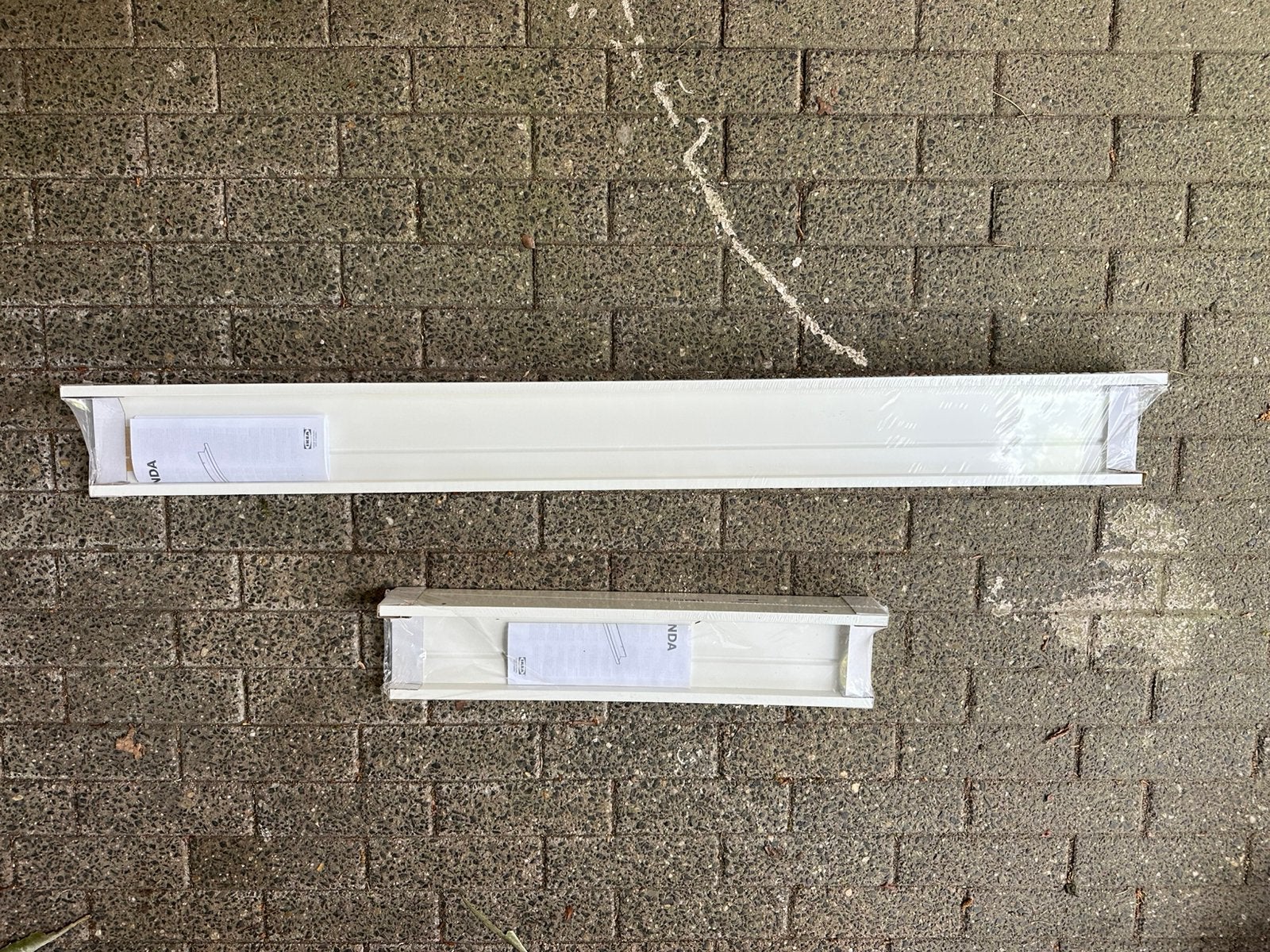 Ikea schilderijenplank Mosslanda wit 115cm, Ophalen of Verzenden, Nieuw