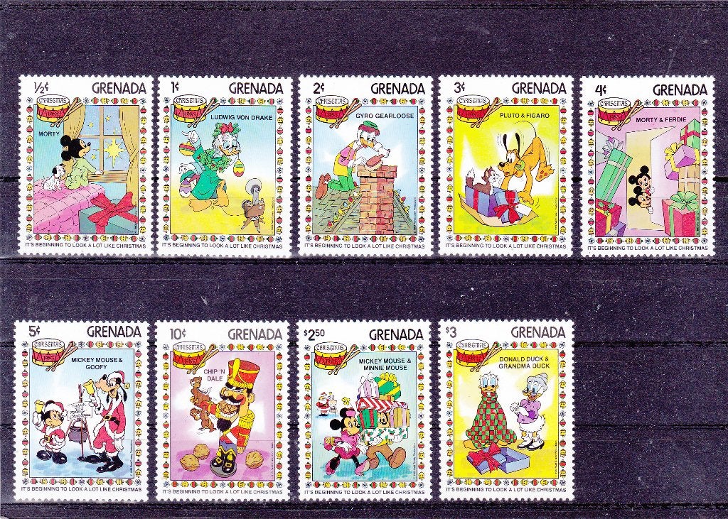 Disney Grenada Kerst (1213), Verzenden, Postfris, Overige thema's