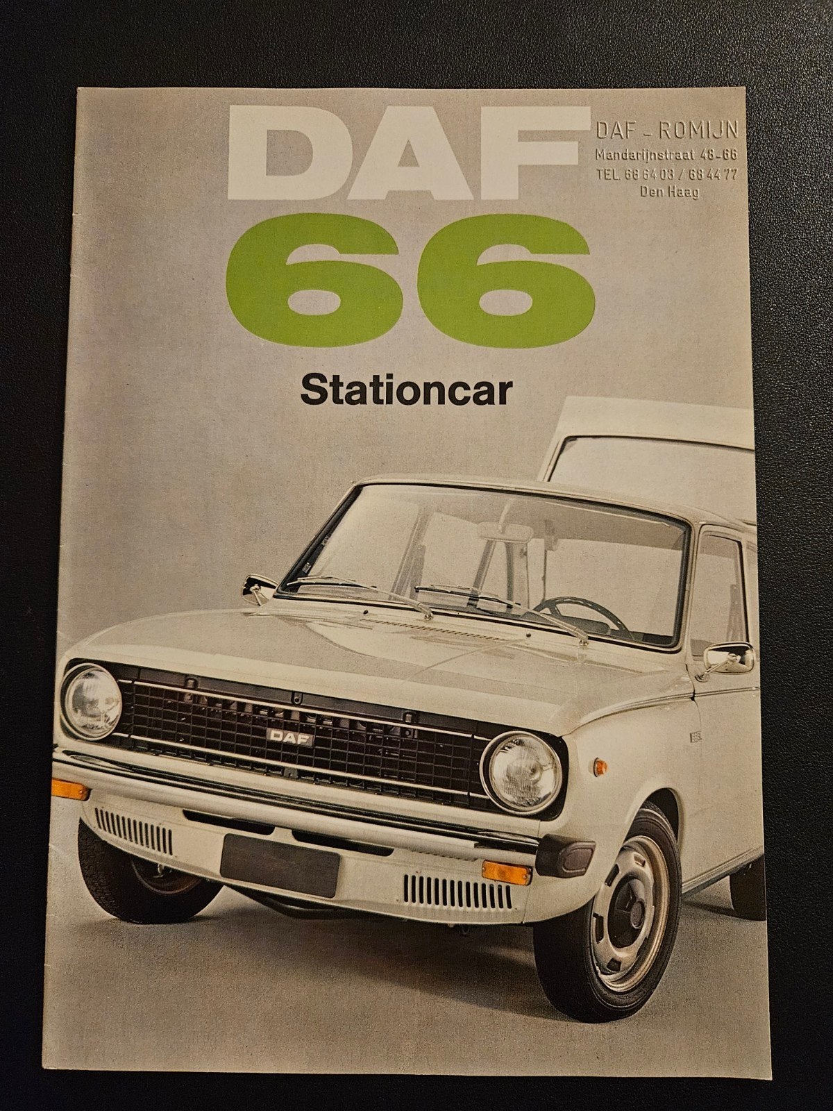Brochure Daf 66 Stationcar 1972, Ophalen of Verzenden, Zo goed als nieuw, Overige merken