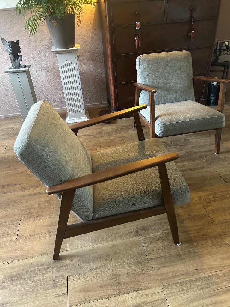 Twee Stoelen van Ikea, Ophalen, Hout, Gebruikt, 75 tot 100 cm