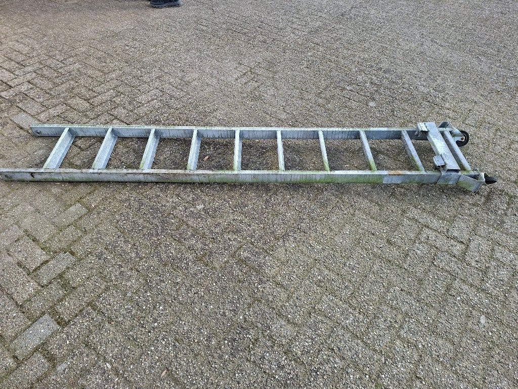 professionele trap verrijdbaar en de hoogte rails is verstel, Doe-het-zelf en Verbouw, Ladders en Trappen, Ophalen of Verzenden