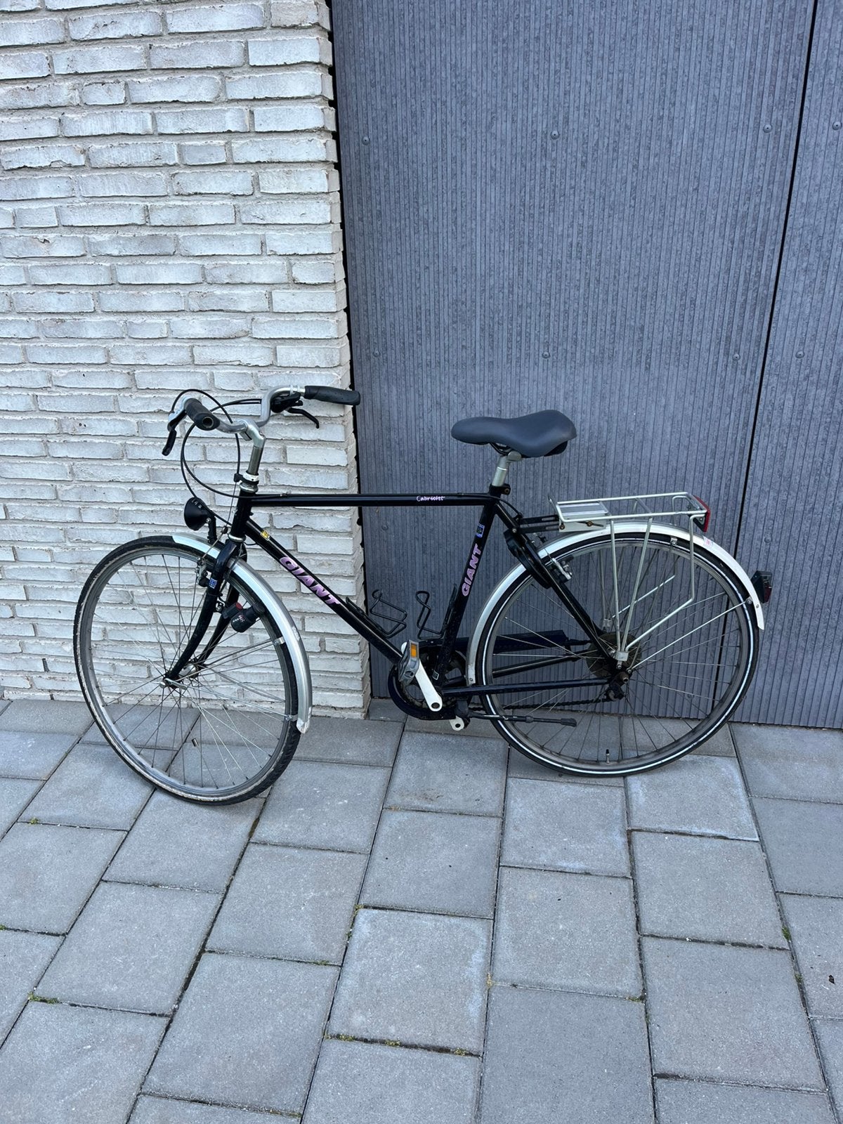 Giant heren fiets, Ophalen, Gebruikt, Velgrem, Versnellingen