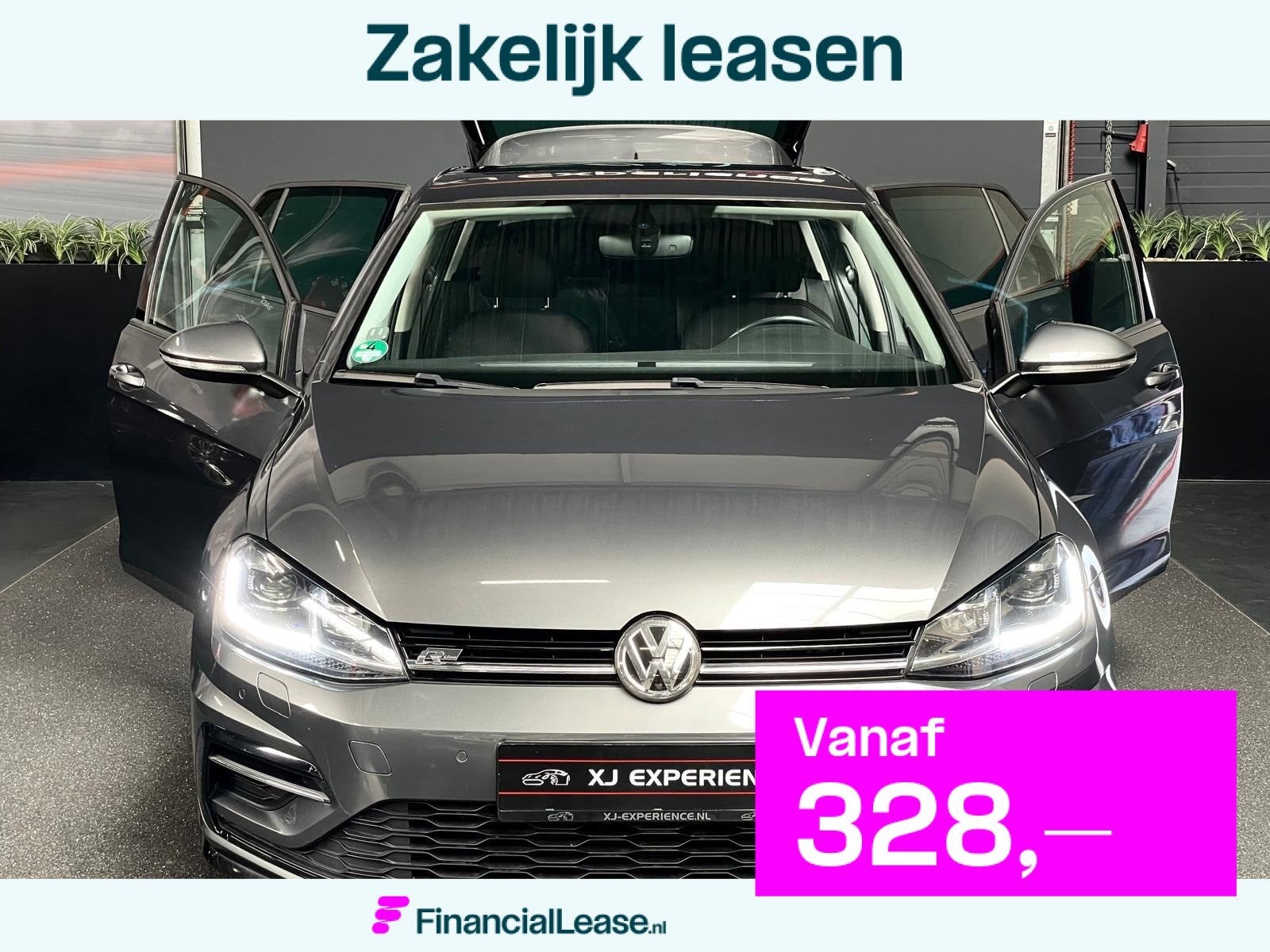 Volkswagen Golf 7.5 FACELIFT 1.5 TSI 150PK R-LINE Highline N, Voorwielaandrijving, Dealer onderhouden, Zwart, 4 cilinders
