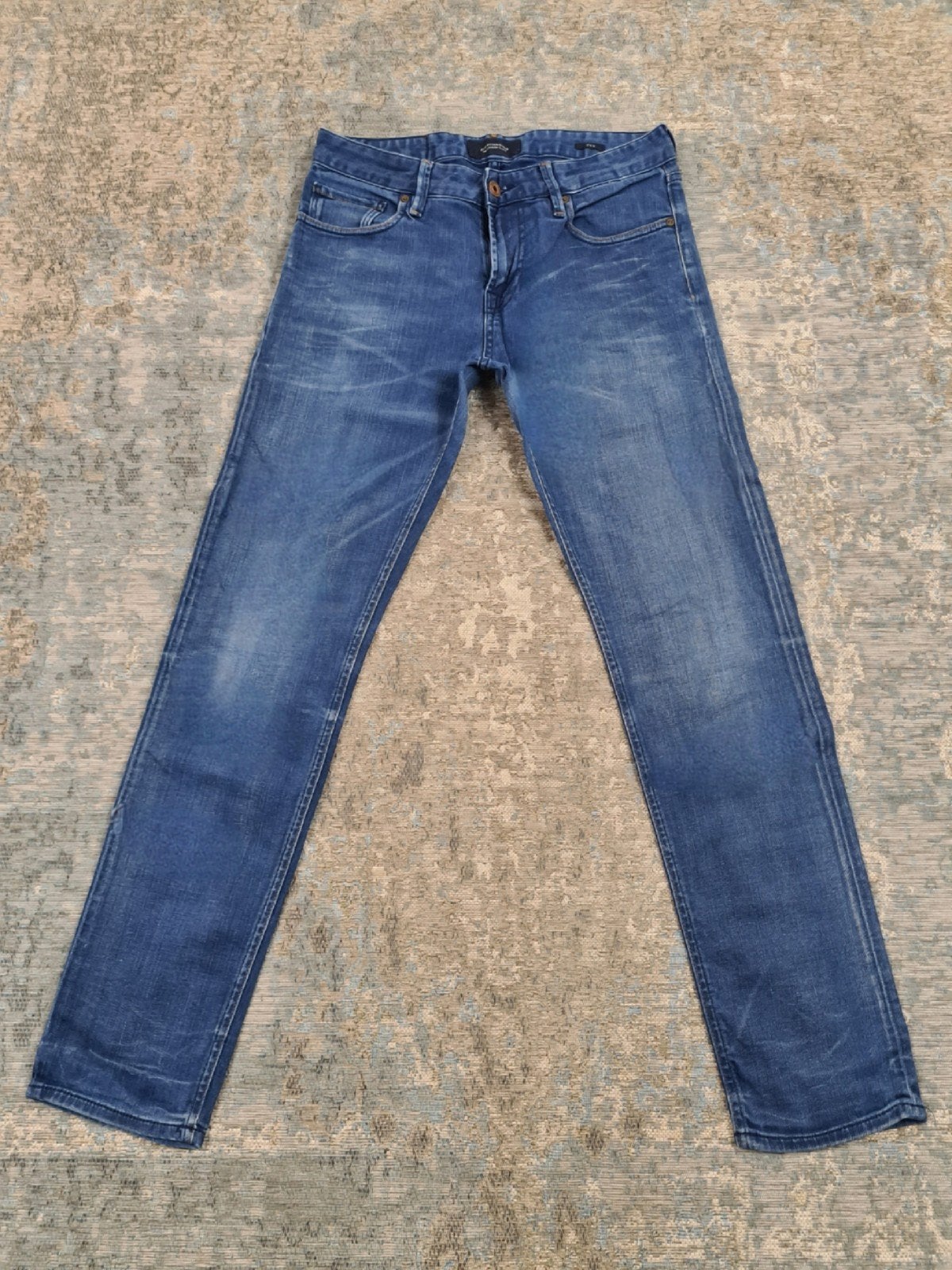 Scotch and Soda TYE W30 L30 Slim STRETCH Bronno3030 Blauw, https://scotch-soda.eu/pages/contact, W32 (confectie 46) of kleiner