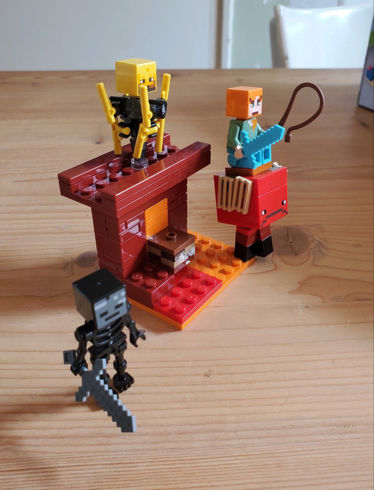 Minecraft Lego 21266 Nether lava battle, Inclusief instructies, Minecraft, Lego, Ophalen of Verzenden