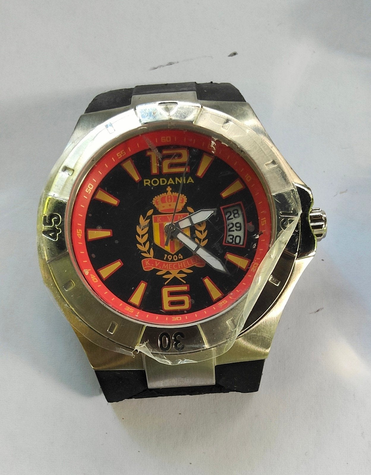 Rodania Limited Edition Horloge - K.V. Mechelen, Ophalen of Verzenden, Zo goed als nieuw, Overige merken