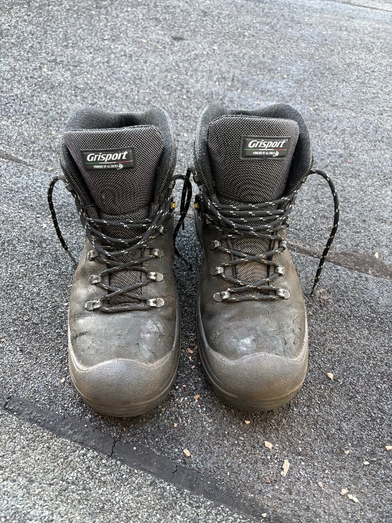 Werkschoenen maat 45, Verzenden, Gebruikt