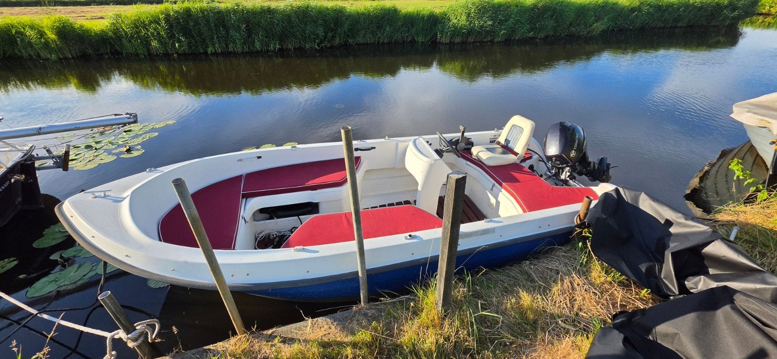 Ryds 435R Polyester Boot met Tohatsu buitenboordmotor, Watersport en Boten, Motorboten en Motorjachten, Overige merken, Gebruikt
