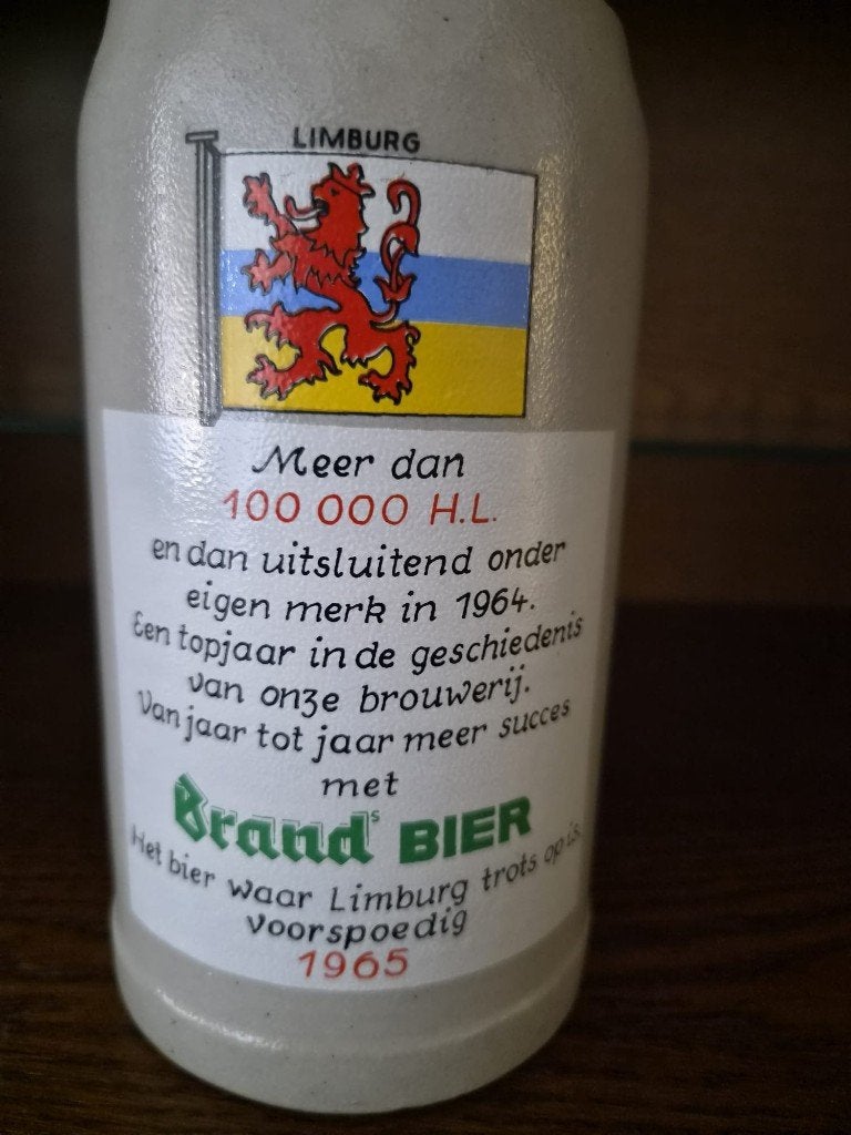 Brand Bier pul 1964, Verzamelen, Biermerken, Ophalen, Zo goed als nieuw, Pul(len), Brand