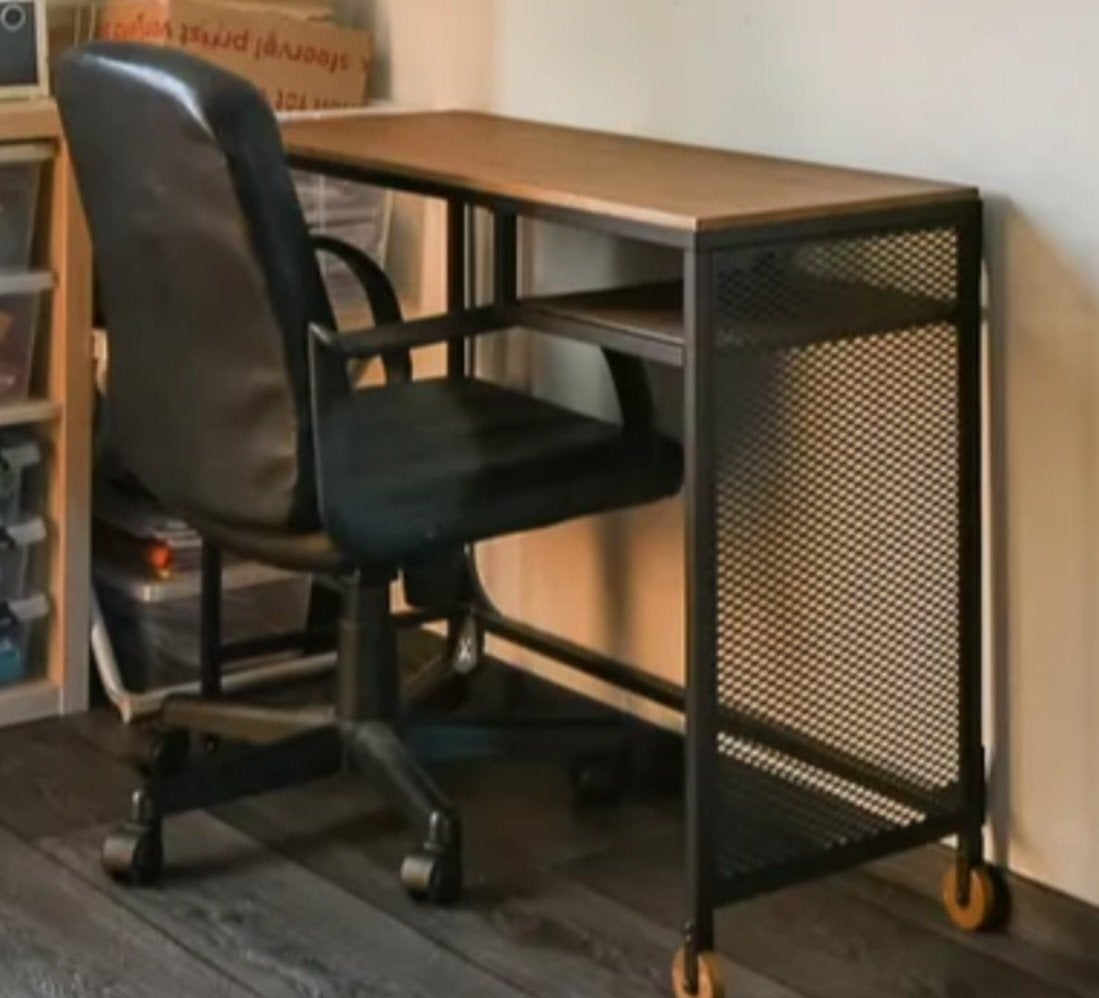 bureau en zwarte bureau Stoel  samen of apart, Ophalen