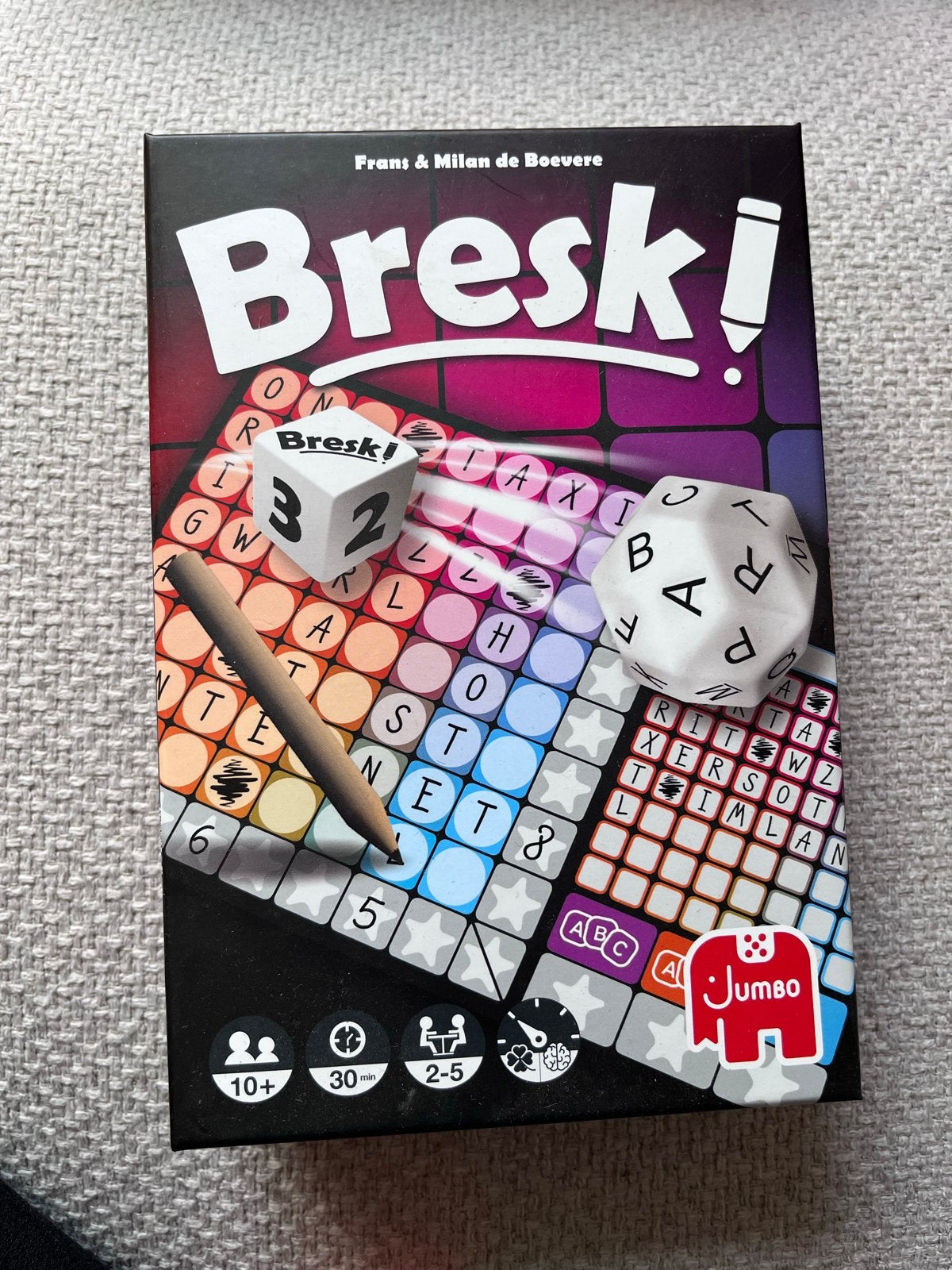 Bresk!, Drie of vier spelers, Ophalen of Verzenden, Zo goed als nieuw, Reisspel