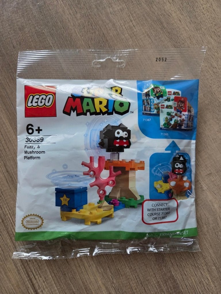 Super Mario lego 30389 Fuzzy en het paddenstoelplatform, Lego, Nieuw, Ophalen of Verzenden, Complete set