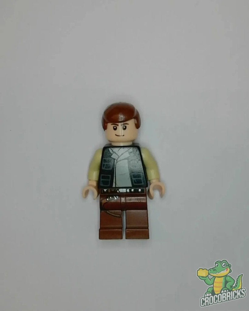 LEGO Star Wars sw0451 Han Solo, Reddish Brown Legs with Hols, Gebruikt, Star Wars, Verzenden, Lego