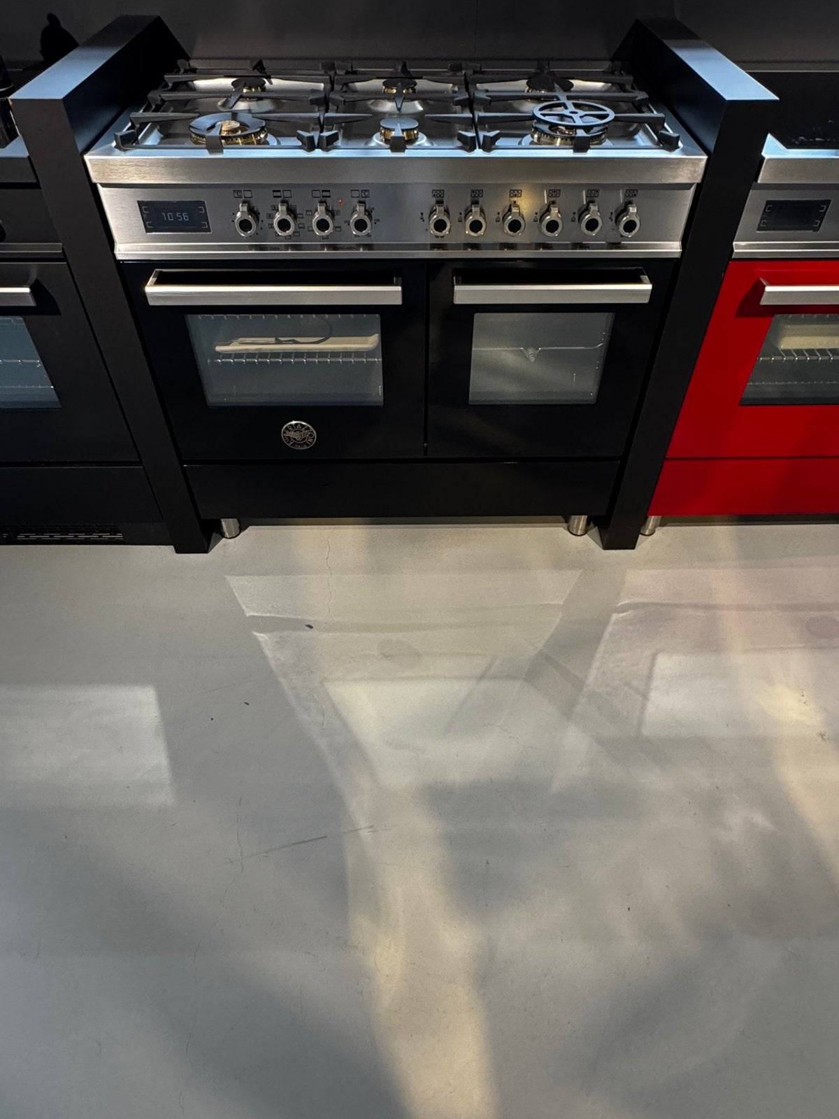 Bertazzoni, Ophalen, 60 cm of meer, Gas, Vrijstaand