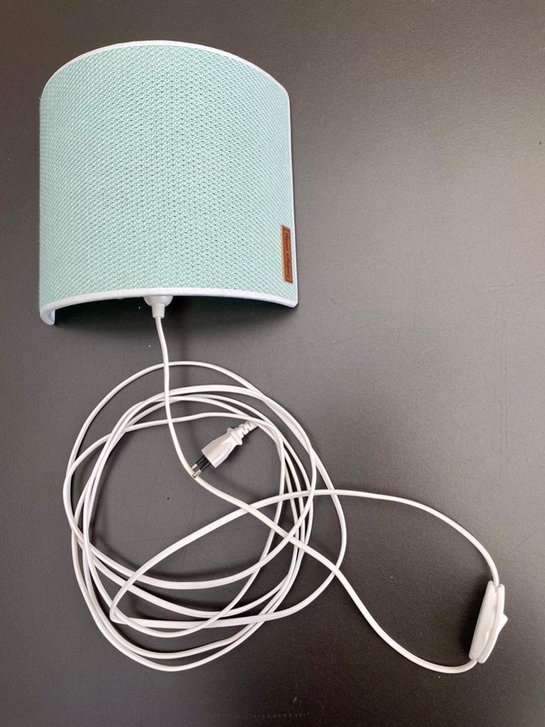 TE KOOP: mooie Baby’s Only gebreide wandlamp mintgroen ZGAN, Ophalen of Verzenden, Zo goed als nieuw, Lamp
