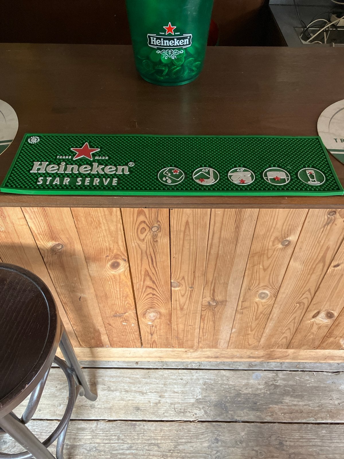 Heineken Star Serve Bar Mat, Verzamelen, Ophalen