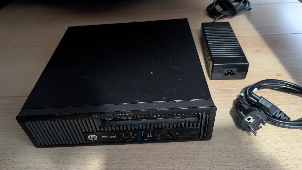 hp elitedesk 800 g1 usdt, Computers en Software, Ophalen of Verzenden, Gebruikt, SSD