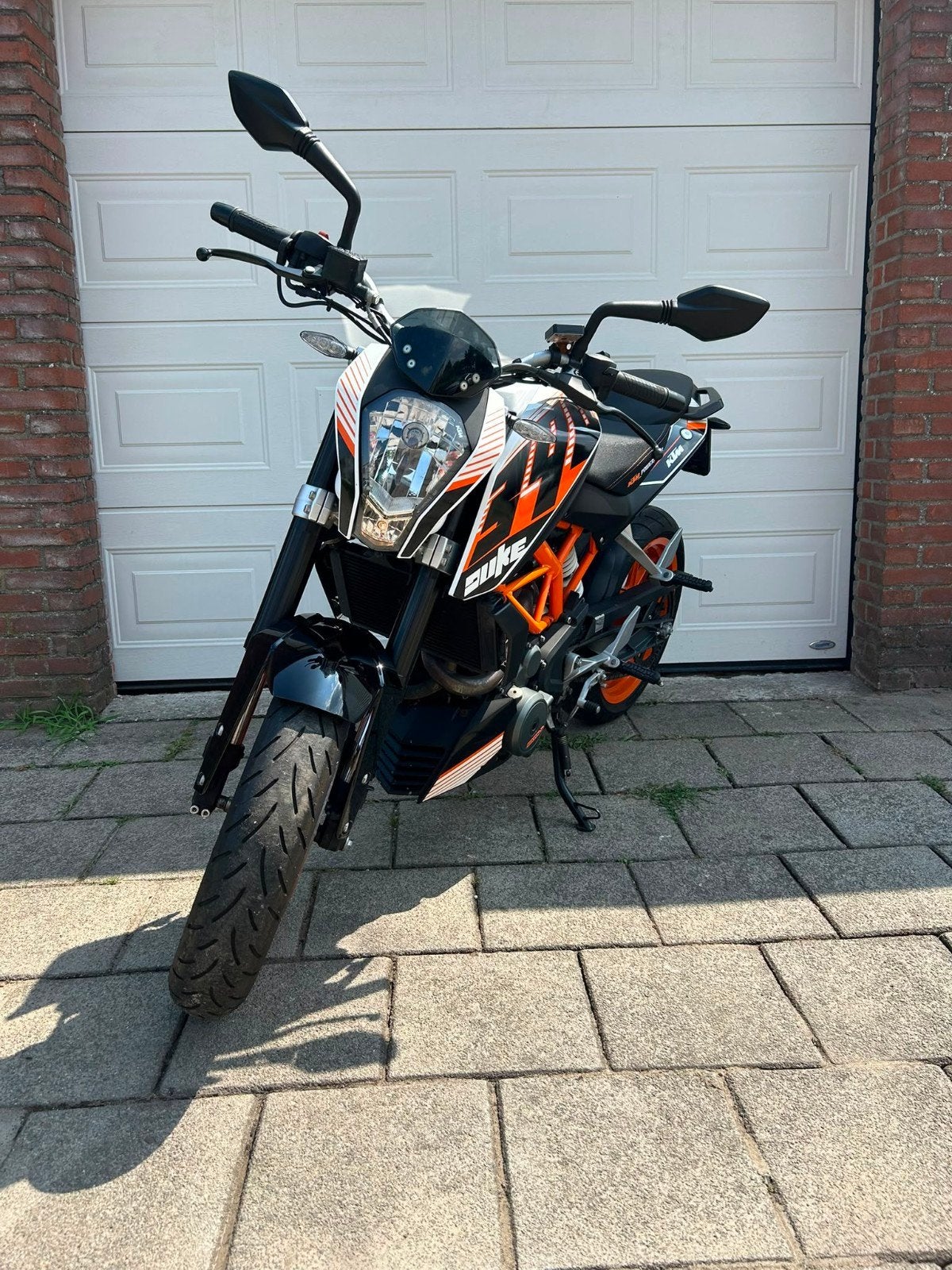 KTM Duke 390, Ophalen