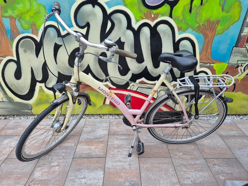 Dames fiets, Fietsen en Brommers, Fietsen | Dames | Damesfietsen, Gebruikt, Versnellingen, 56 cm of meer, Schijfrem