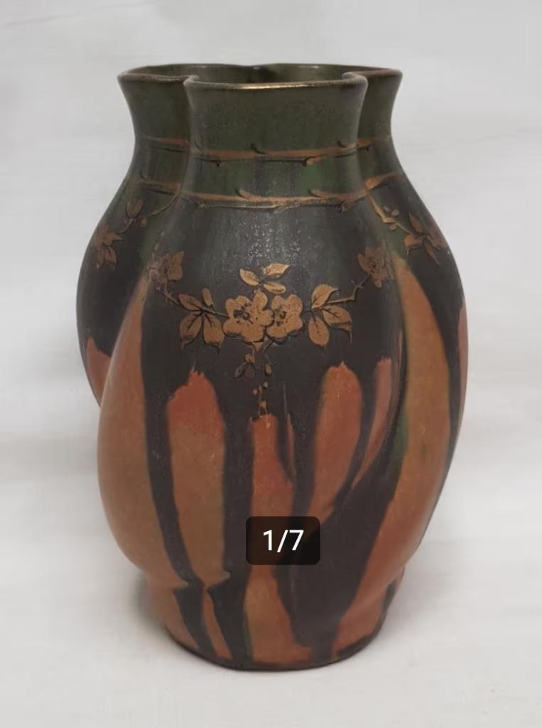 Art Nouveau Vaas - Denbac - Vierzon., Ophalen of Verzenden