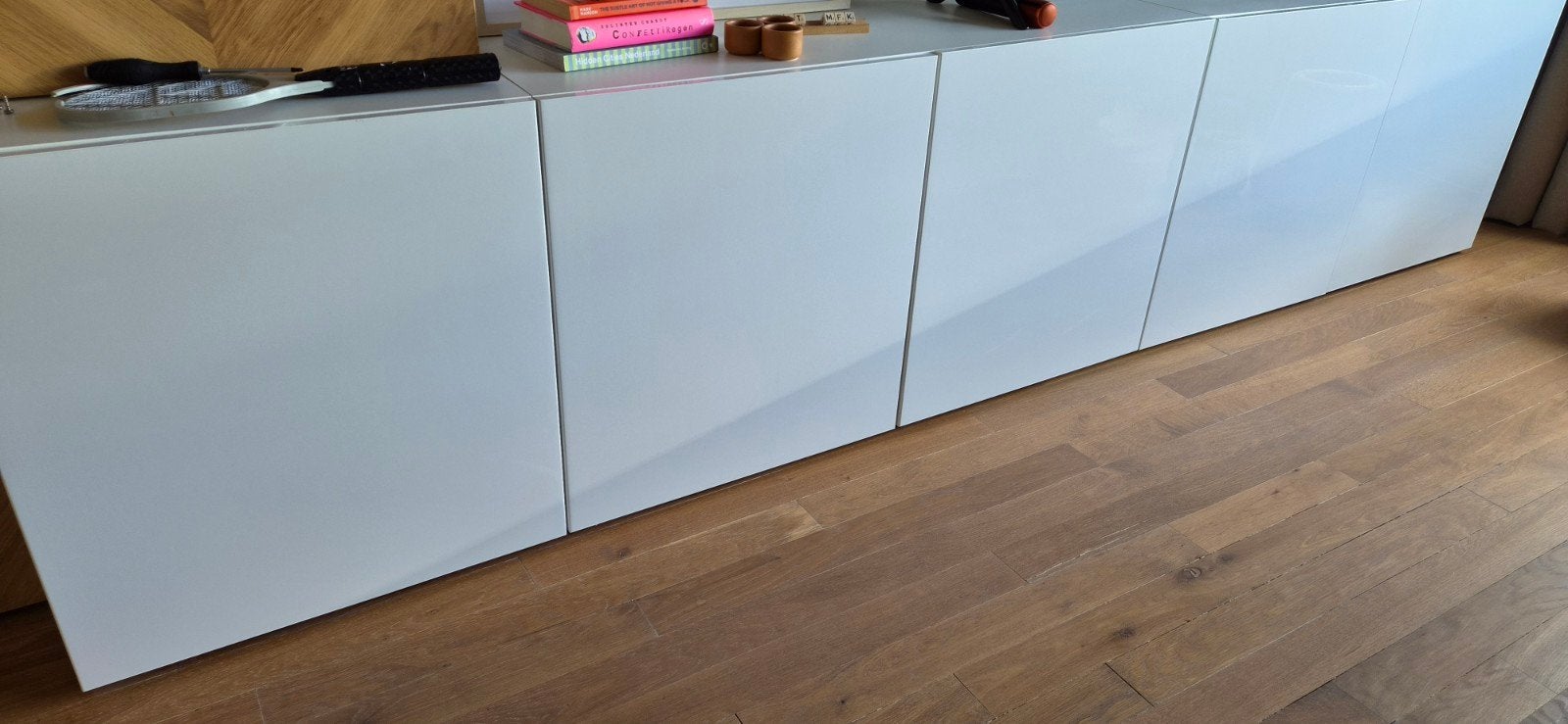 IKEA Selsviken hoogglans wit fronten voor Besta (5 stuks, Ophalen, Zo goed als nieuw