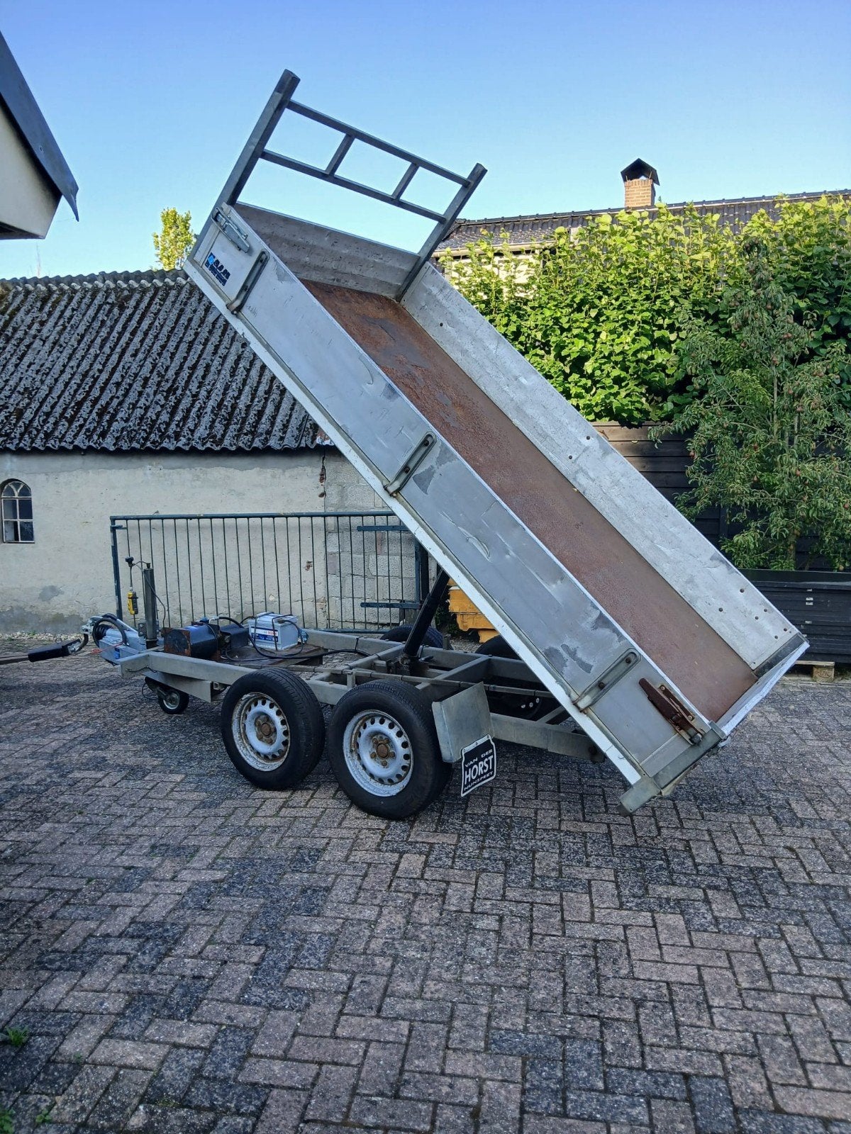 ELECTRISCHE KIEPER  MERK SALLAS, Auto diversen, Aanhangers en Bagagewagens, Ophalen, Zo goed als nieuw