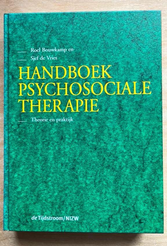Handboek Psychosociale Therapie, Ophalen of Verzenden, Alpha, Zo goed als nieuw, WO