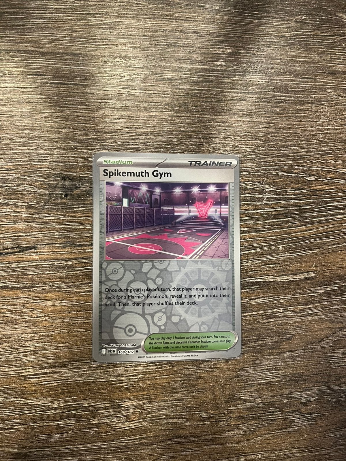 Spikemuth Gym DRI 169/182 reverse holo, Ophalen of Verzenden, Zo goed als nieuw