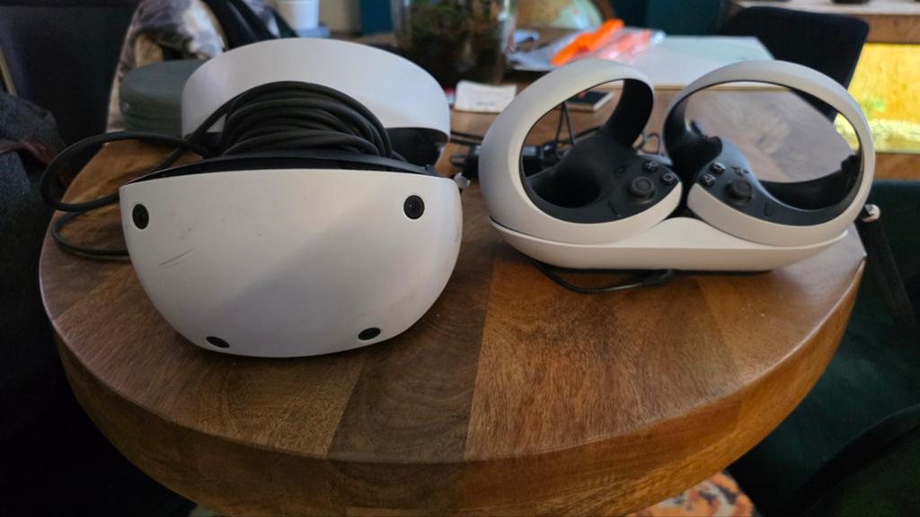 PlayStation VR2 set met lichte gebruiksporen, Spelcomputers en Games, Virtual Reality, Ophalen of Verzenden, Gebruikt, VR-bril