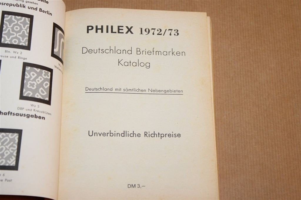 Philex Duitse Postzegelcatalogus 1972/73 — Reich & BRD, Ophalen of Verzenden, Overige landen, Postfris