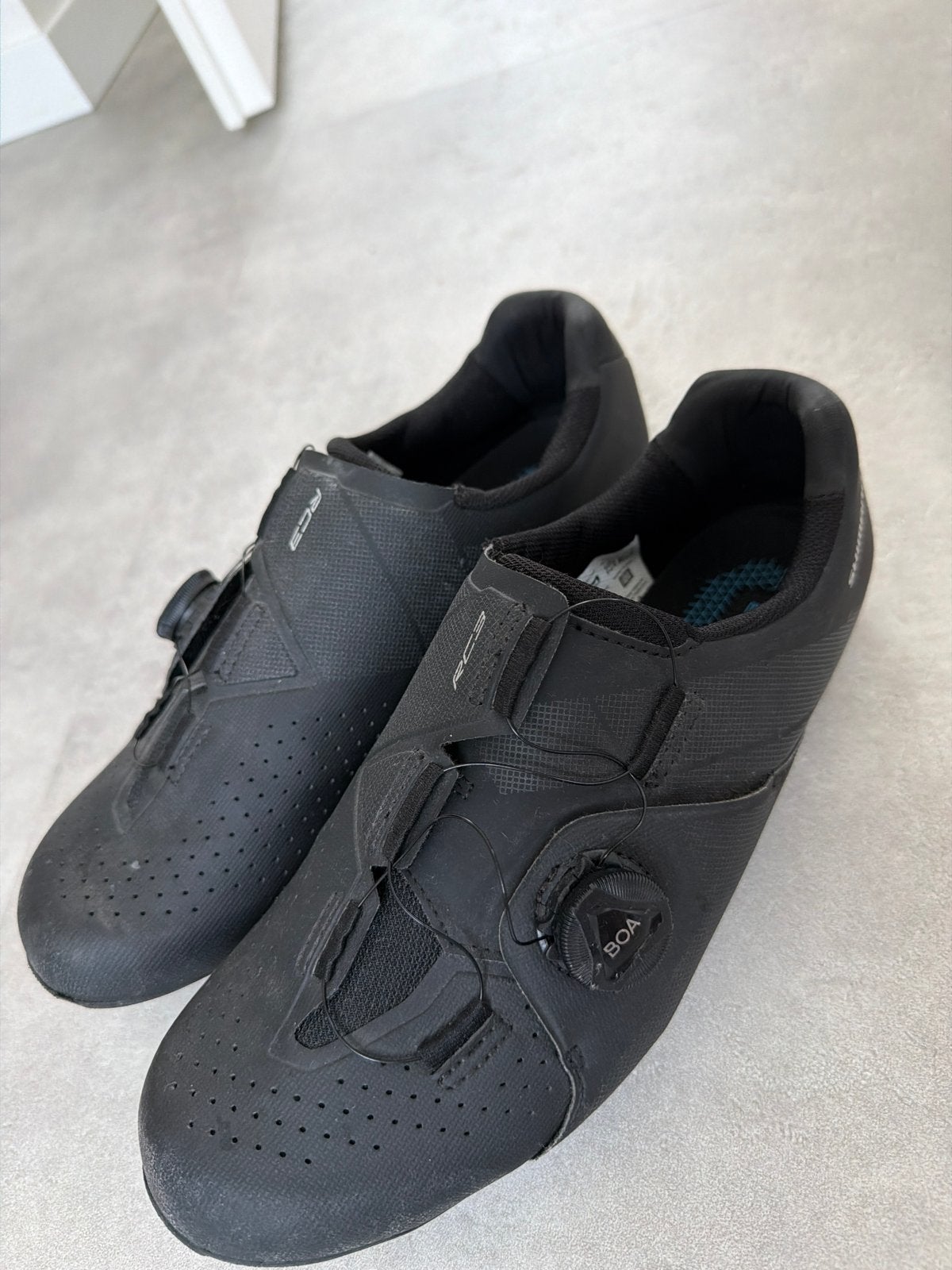 Shimano RC3 SPD-SL Fietsschoenen Maat 43 Zwart, Ophalen of Verzenden, Zo goed als nieuw, Kleding
