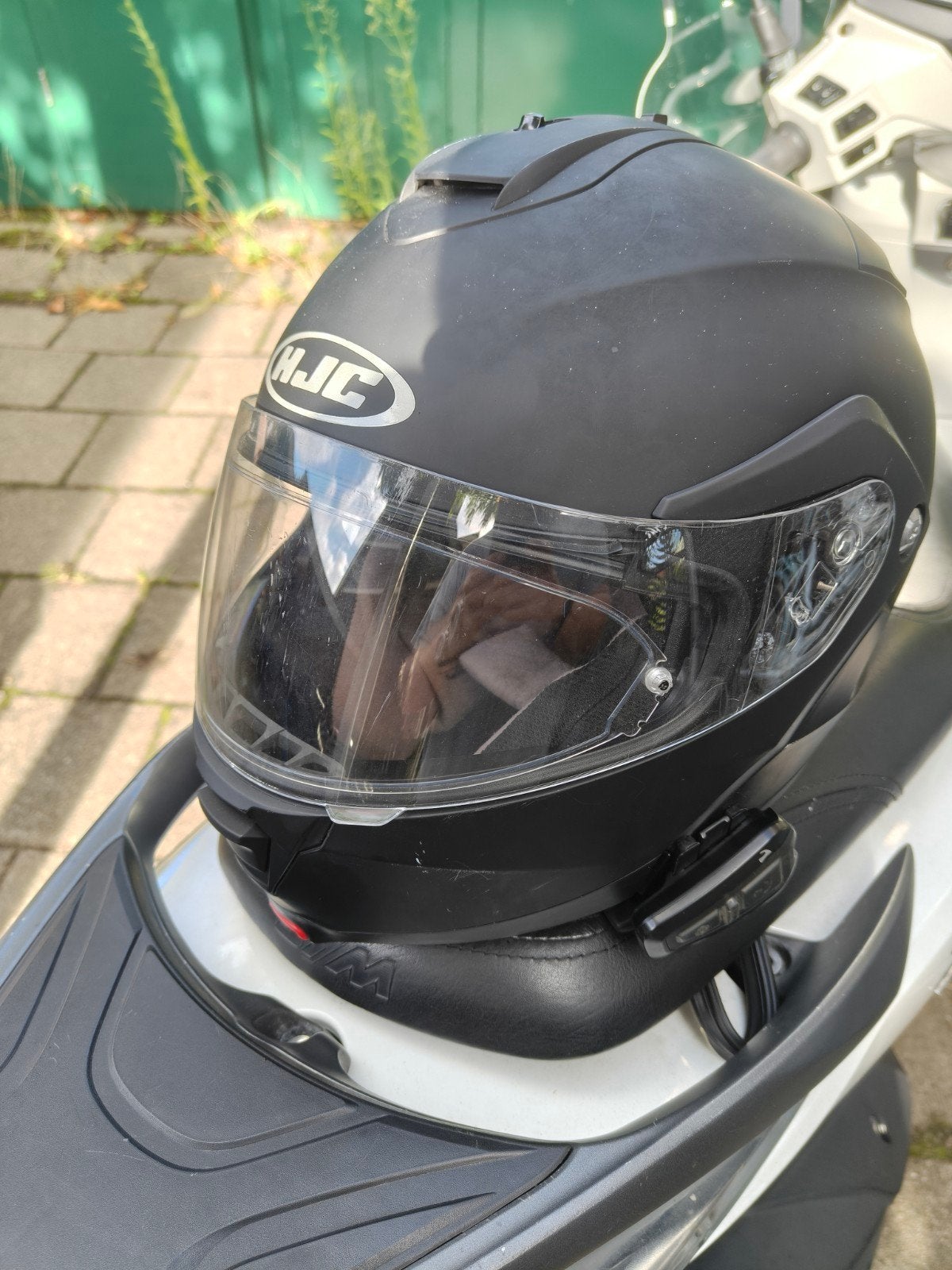 HJC IS-MAX II systeemhelm met Scala Rider QZ headset, Ophalen of Verzenden, L