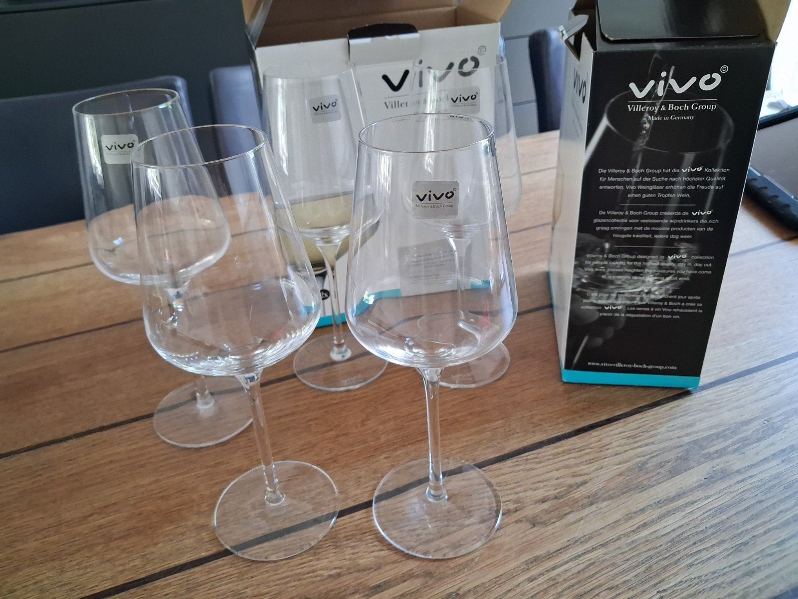 Vivo Villeroy & Boch Group witte wijnglazen (5 stuks), Nieuw, Ophalen of Verzenden, Overige merken, Glas
