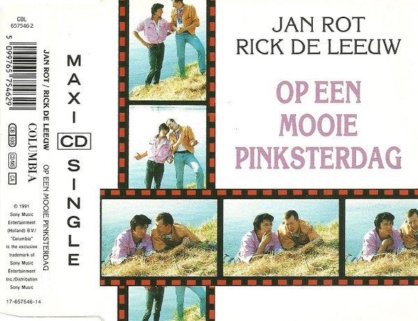 JAN ROT + RICK DE LEEUW CD SINGLE OP EEN MOOIE PINKSTERDAG, 6 singles of meer, Ophalen of Verzenden, Zo goed als nieuw, Pop