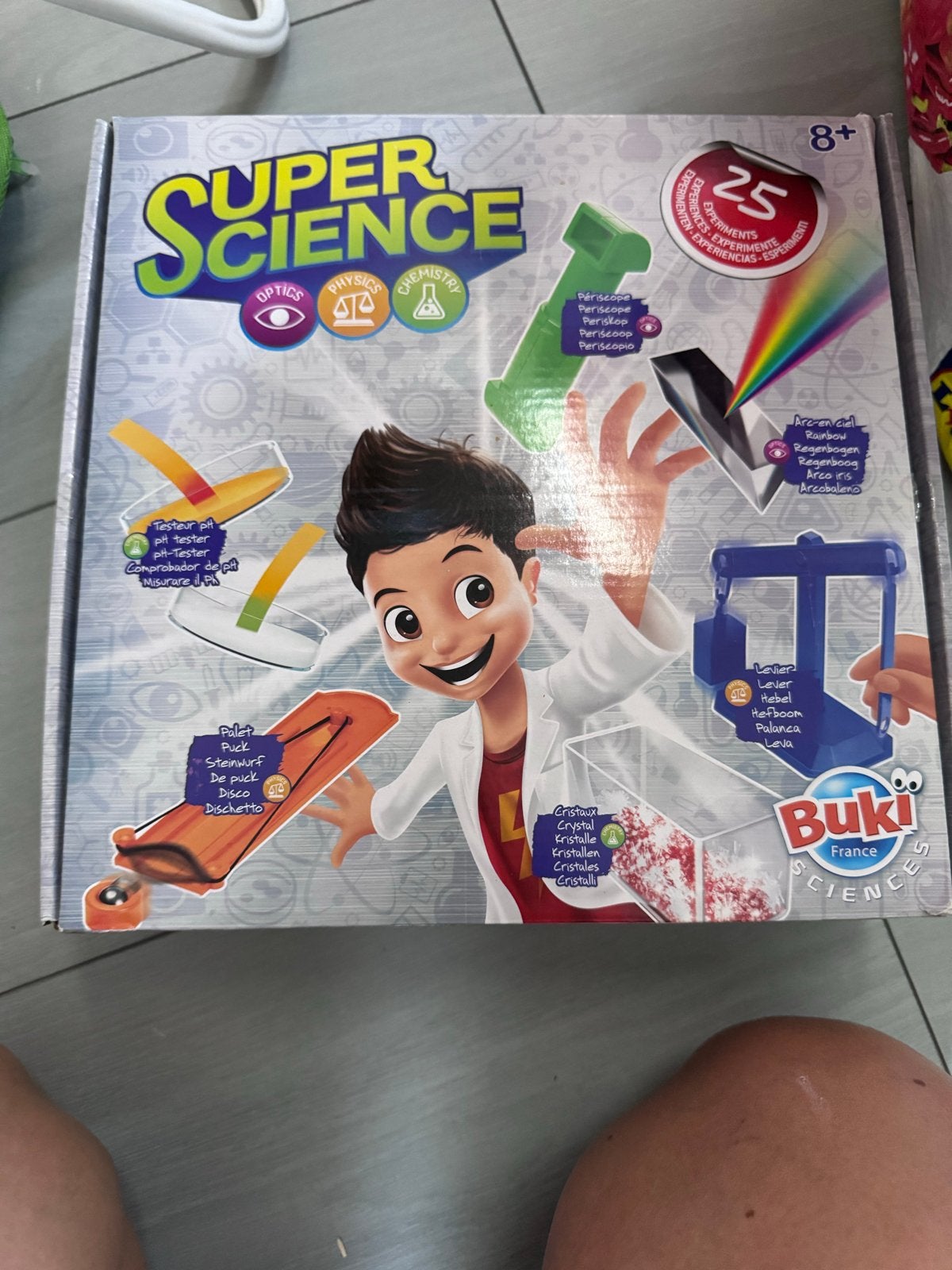 Buki Super Science Experimenteerset - Optica, Fysica, Chemie, Kinderen en Baby's, Speelgoed | Educatief en Creatief, Ophalen of Verzenden