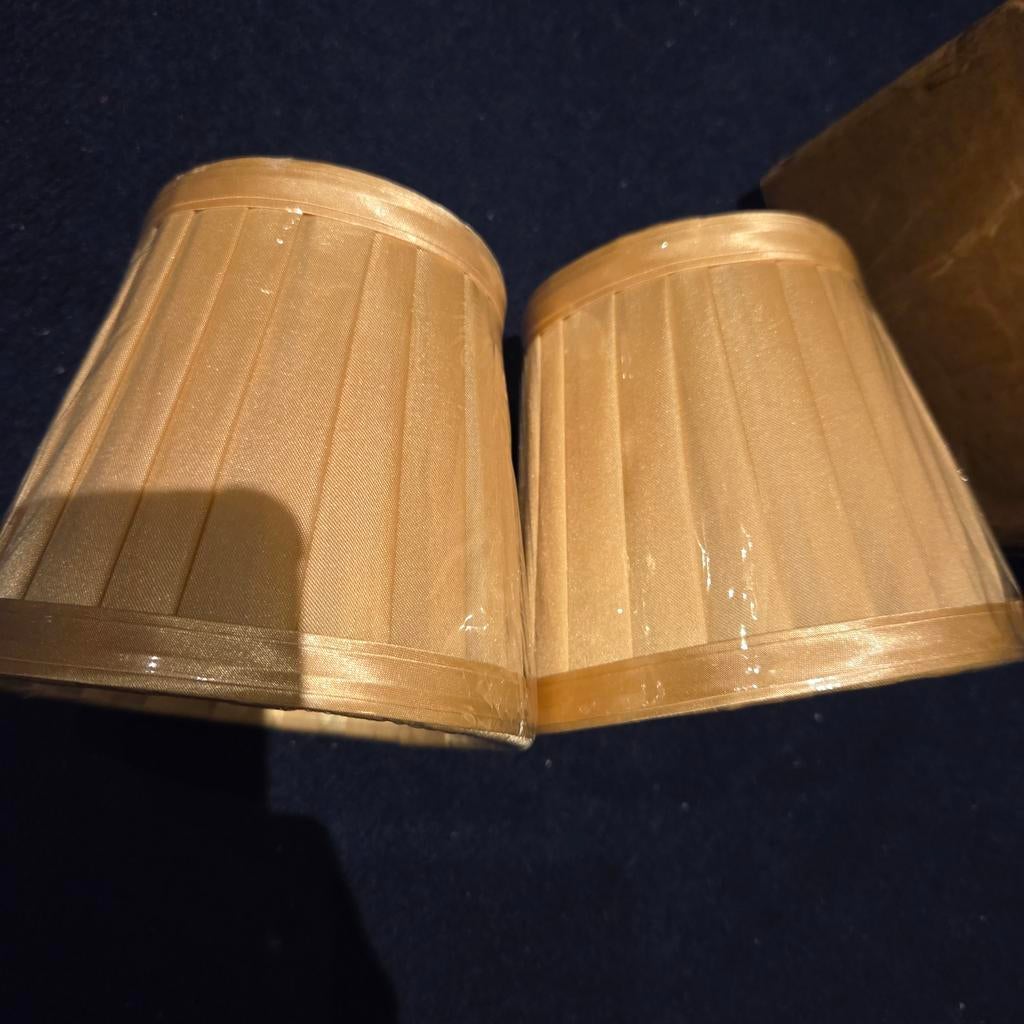 Lampenkapjes Nieuw 6, Ophalen of Verzenden, Nieuw, Beige, Rond