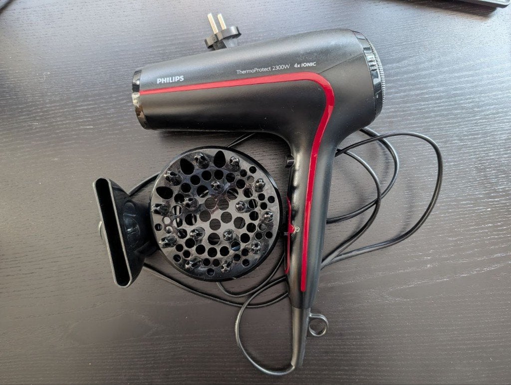 Philips ThermoProtect föhn 2300W, Ophalen of Verzenden, Zo goed als nieuw, Haarverzorging