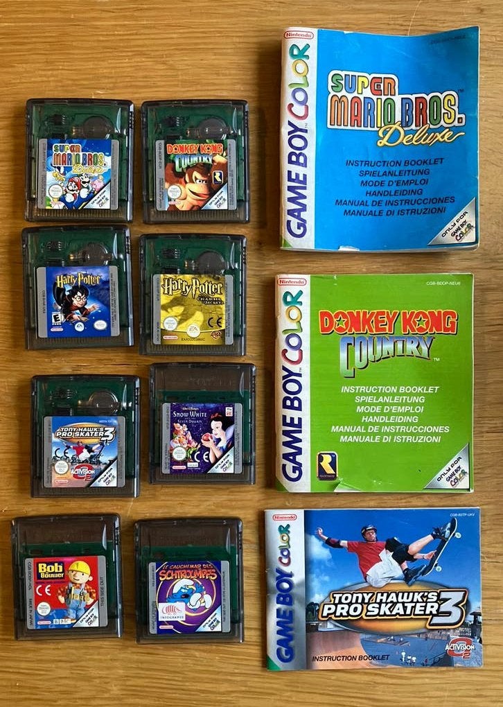 Game Boy Color Spellen: Super Mario, Donkey Kong, en anderen, Ophalen, Gebruikt, Overige genres, 1 speler