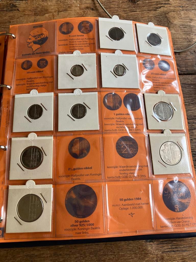 Nederlandse gulden munten Koningin Beatrix collectie, Setje, Koningin Beatrix, Zilver, Overige waardes