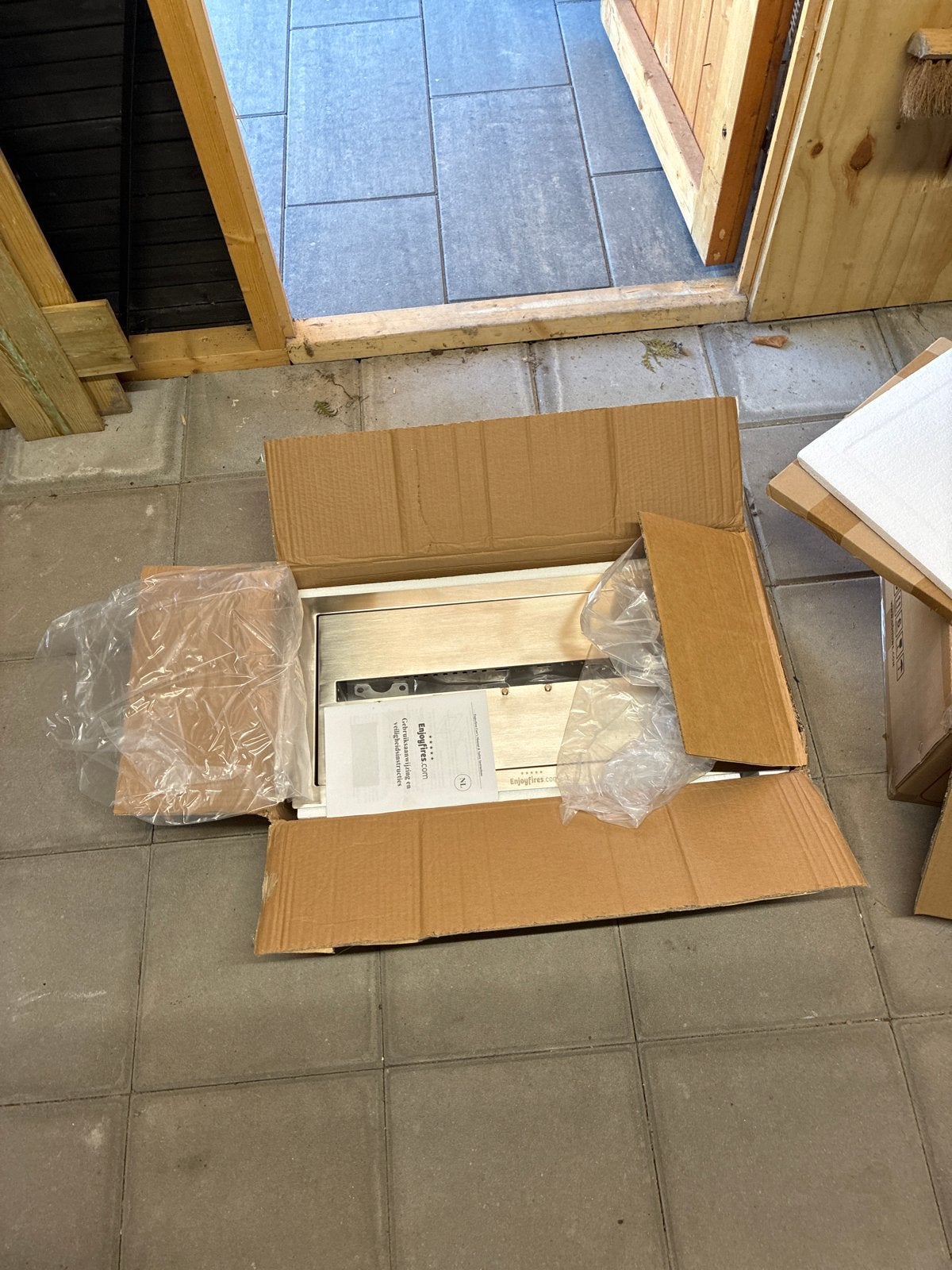 Nieuwe Enjoyfires Ethanol Haard Vuurtafel 60x30cm, Tuin en Terras, Vuurtafels, Ophalen, Nieuw