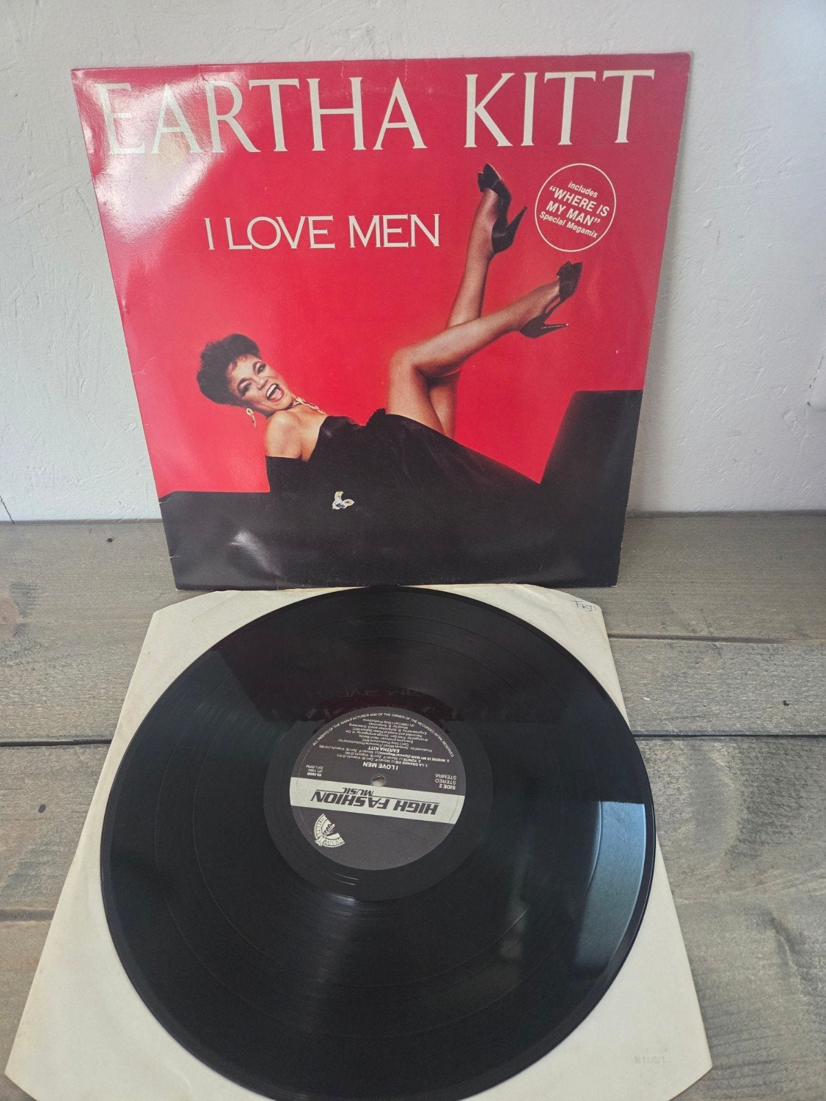 Eartha Kitt - I Love Men (Vinyl LP), Ophalen of Verzenden, 1980 - 1989, Gebruikt, 12 inch