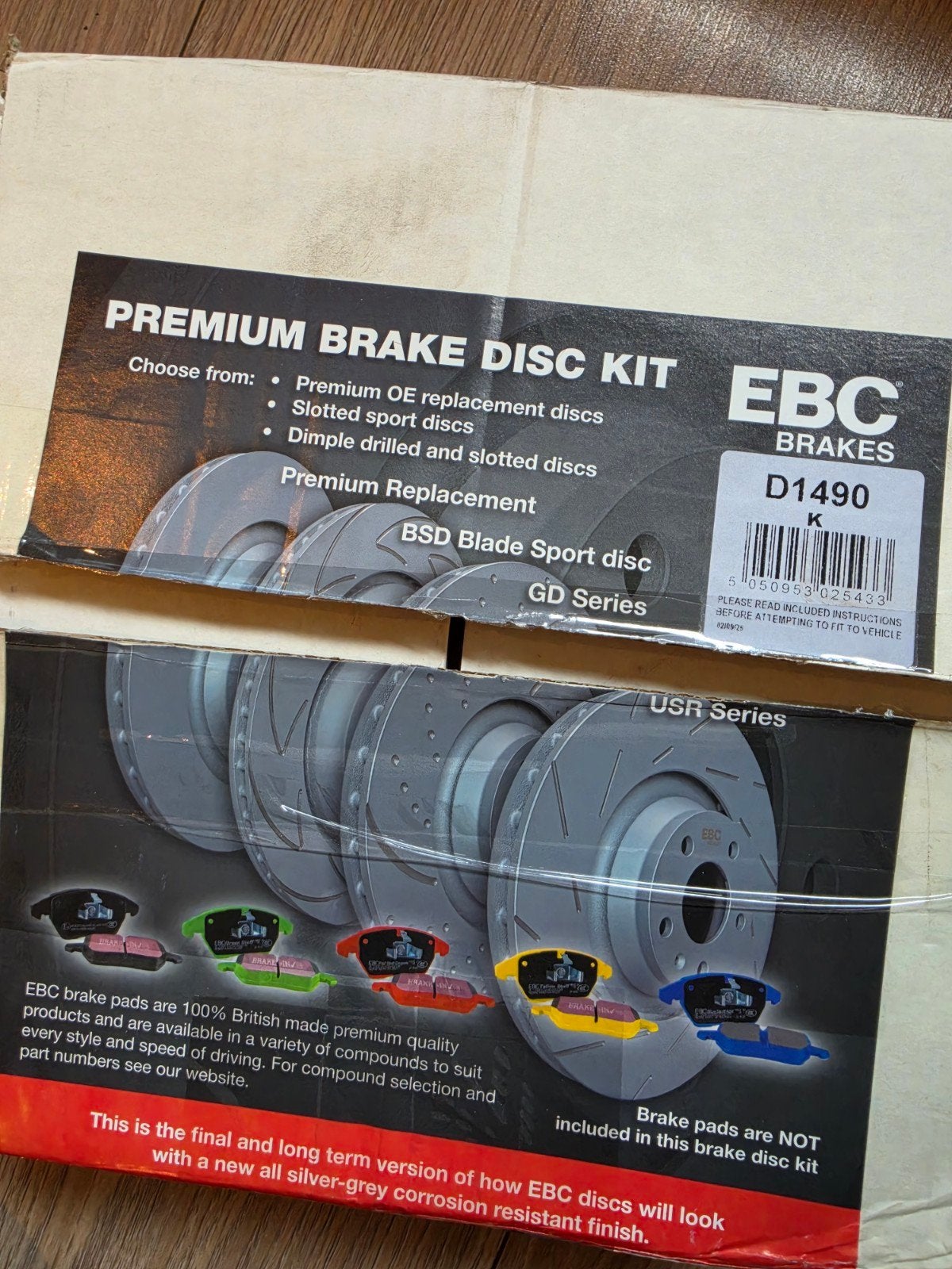 EBC Remschijven D1490 voor Mini, Ophalen of Verzenden, Nieuw, Mini