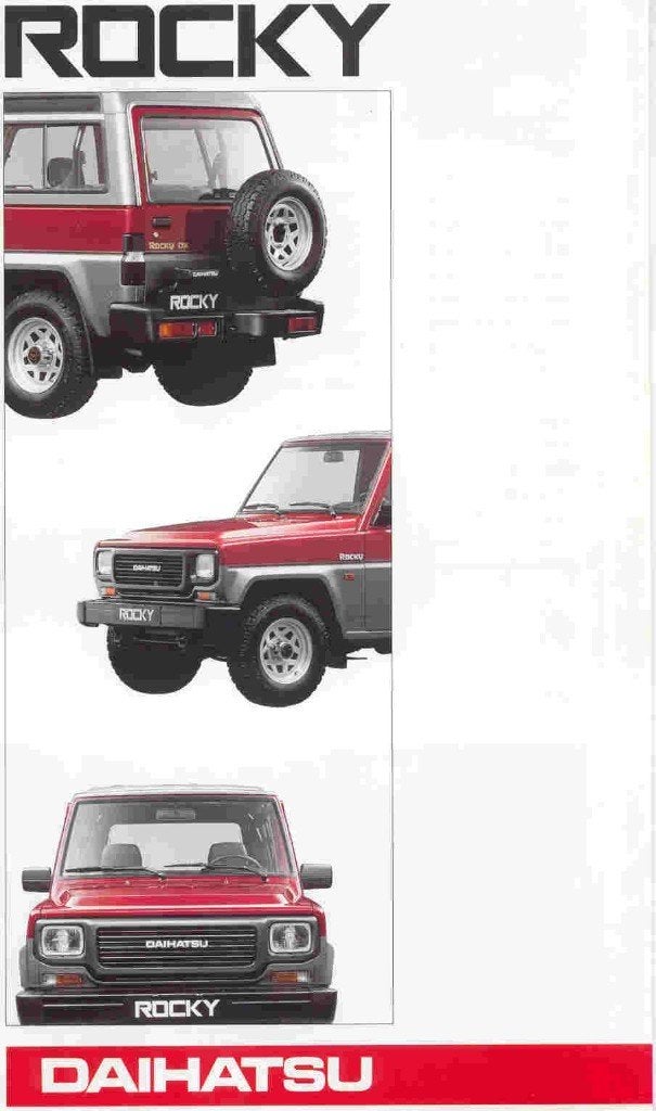 Daihatsu Rocky (plm. 1992), Ophalen of Verzenden, Nieuw, Overige merken