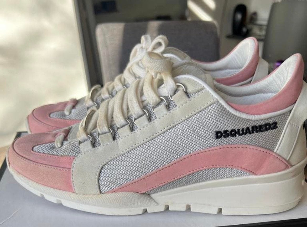 Dsquared2 sneakers roze/wit - Maat 39, Ophalen of Verzenden, Zo goed als nieuw, Roze, Sneakers of Gympen