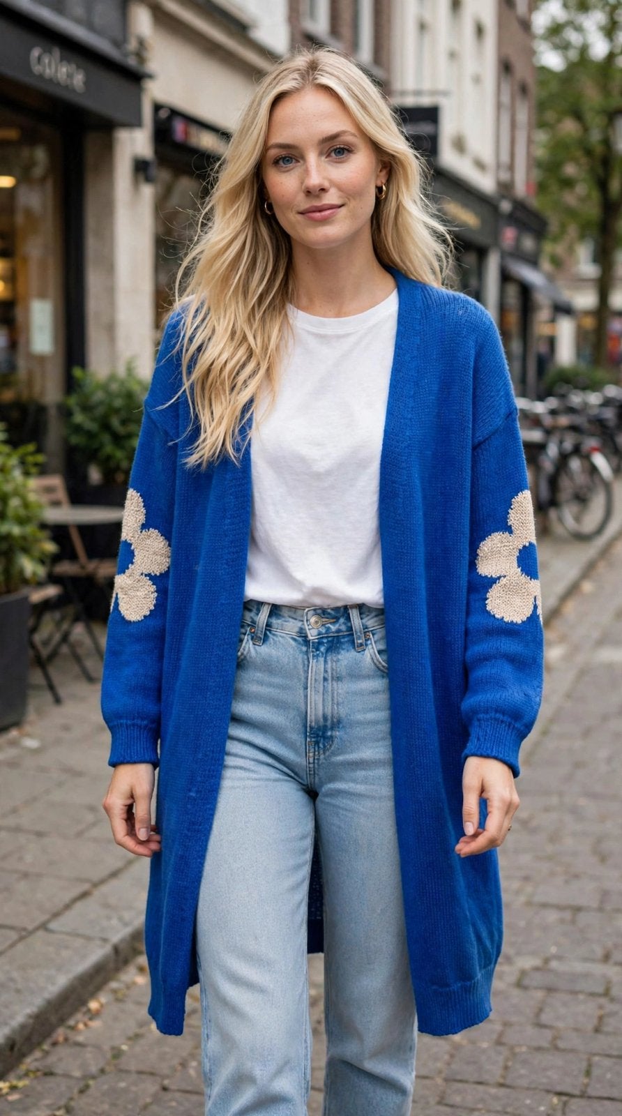 Nieuw Kobaltblauw Vest met gouden  details, Ophalen of Verzenden, Nieuw, Maat 42/44 (L), Blauw