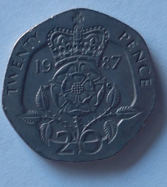 20 pence 1987,  volgnr 162, Ophalen of Verzenden, Overige landen, Losse munt